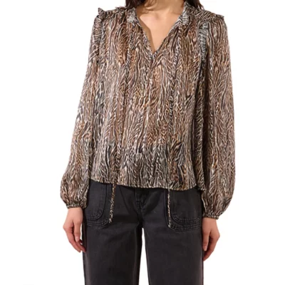 Chemise À Manches Longues Femme En Voile MOLLY BRACKEN BLACKSTORE