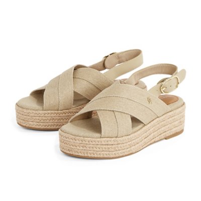LarDorLin Espadrilles Plates à Bout Fermé Pour Femmes - Sandales Compensées Confortables Et Élégantes