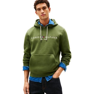 Sweatshirt à capuche homme Tommy Logo Hoody Multicolore W115990 TOMMY HILFIGER