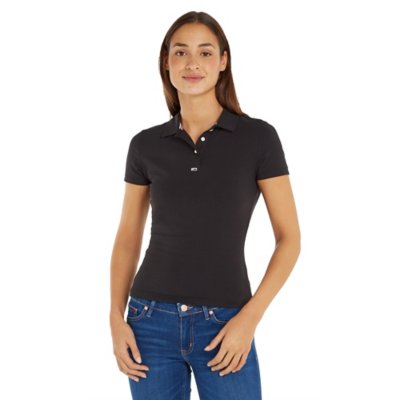 Polo A Manches Courtes Femme Tjwby Essential TOMMY HILFIGER BLACKSTORE