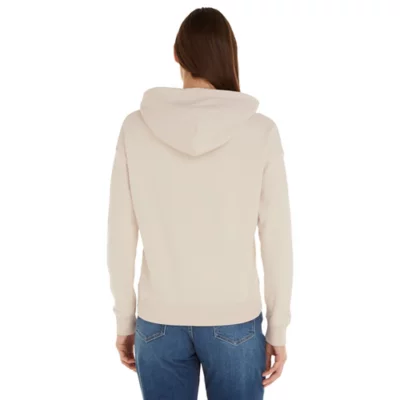 Sweat Bleu Sweat ZippÃ© Femme Tommy Hilfiger Tommy Hilfiger Sweat