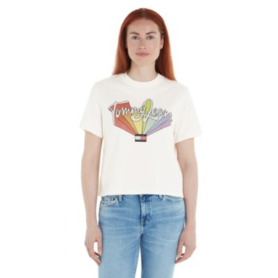 Tommy hilfiger sale t shirt rainbow