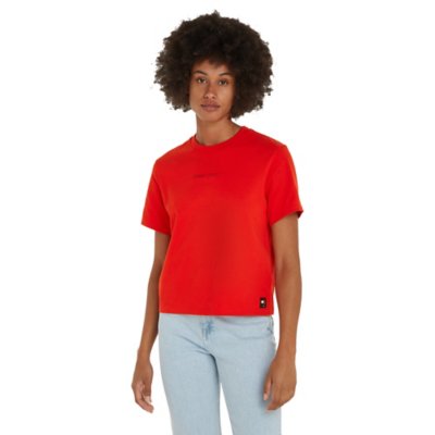 Fashion tee shirt tommy hilfiger femme rouge