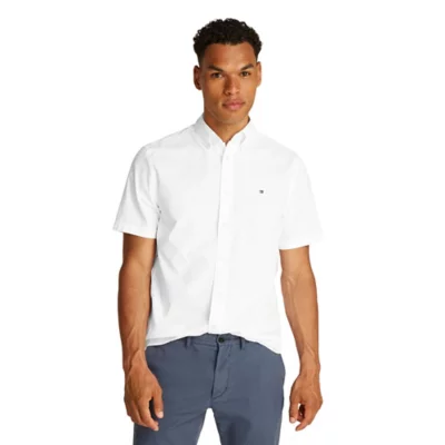 Chemise Manches Courtes Chemise Blanche Tommy Hilfiger Chemise