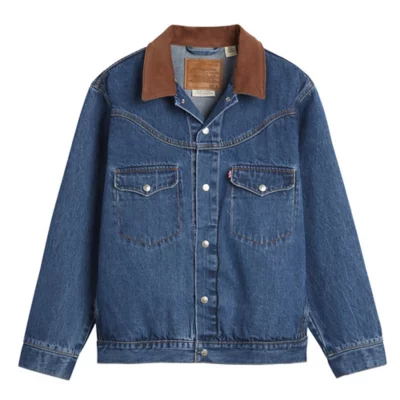 Homme Veste En Jean Empiecement Veste En Jean Homme