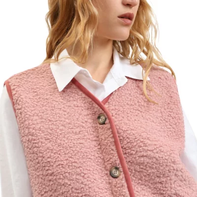 Gilet Femme NEXT Taille 6 Rose Sans Manches - Neuf Avec étiquettes - Viscose - Pink Ladies