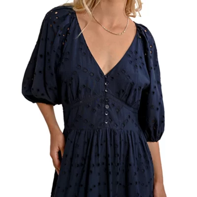 Robe Femme Tissée BLEU MOLLY BRACKEN BLACKSTORE